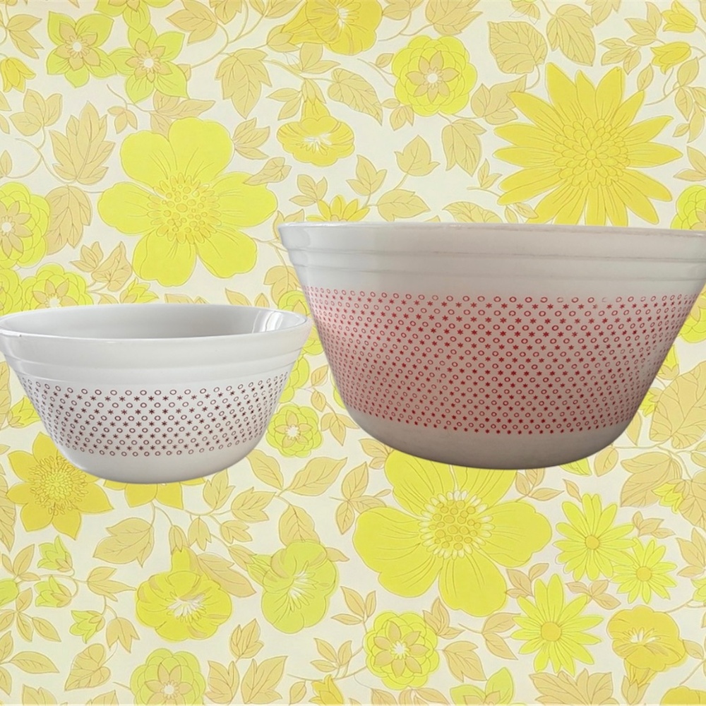 Vintage Federal Glass XO Bowls